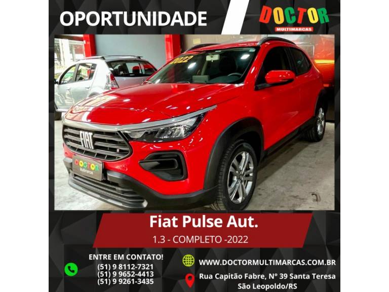 FIAT - PULSE - 2021/2022 - Vermelha - R$ 96.900,00