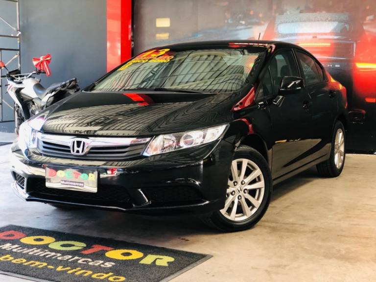 HONDA - CIVIC - 2012/2013 - Preta - R$ 66.900,00