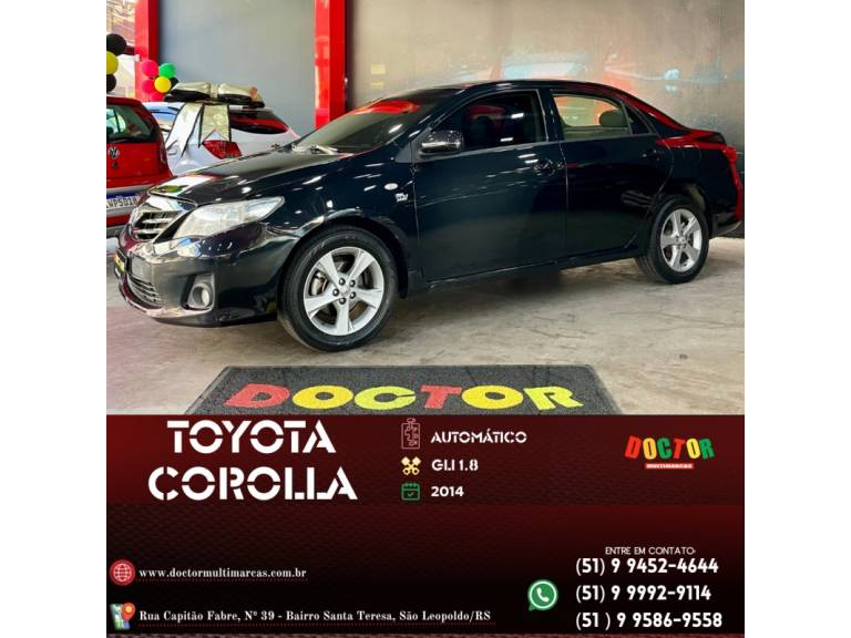 TOYOTA - COROLLA - 2013/2014 - Preta - R$ 71.900,00