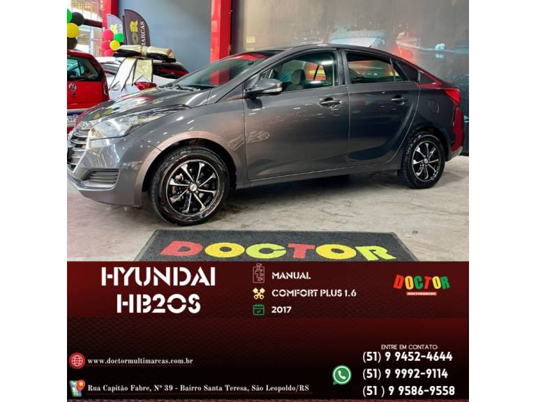 HYUNDAI - HB20S - 2016/2017 - Cinza - R$ 63.900,00